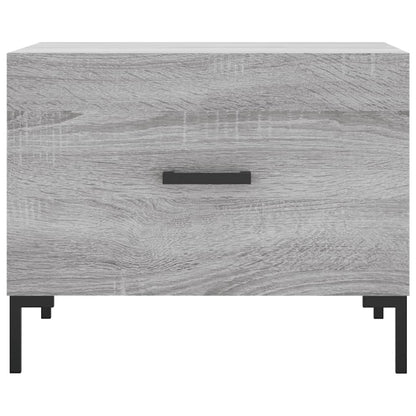 Salongbord Sofabord Sonoma Grå 2 stk 50x50x40 cm