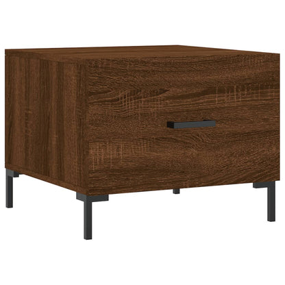 Salongbord Sofabord Brun Eik 2 stk 50x50x40 cm