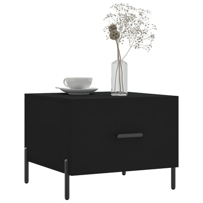 Salongbord Sofabord Svart 2 stk 50x50x40 cm
