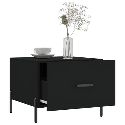 Salongbord Sofabord Svart 2 stk 50x50x40 cm