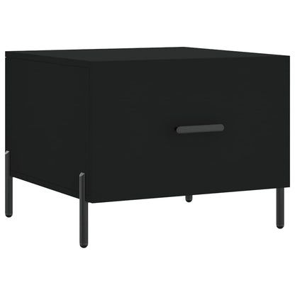 Salongbord Sofabord Svart 2 stk 50x50x40 cm