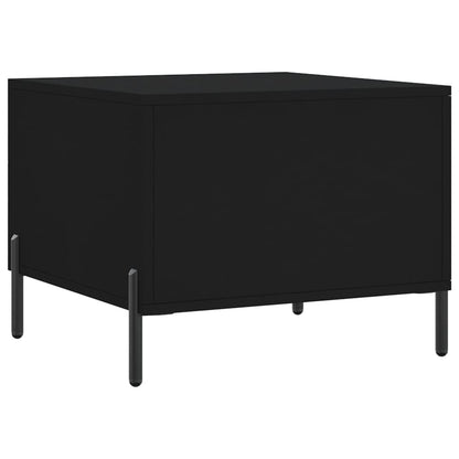Salongbord Sofabord Svart 2 stk 50x50x40 cm