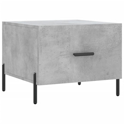 Salongbord Sofabord Betonggrå 2 stk 50x50x40 cm