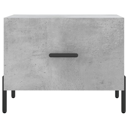 Salongbord Sofabord Betonggrå 2 stk 50x50x40 cm
