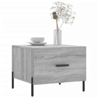 Salongbord Sofabord Sonoma Grå 2 stk 50x50x40 cm