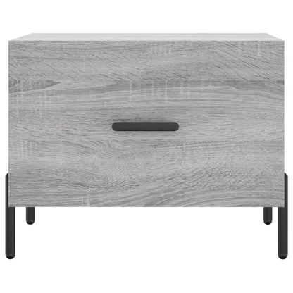 Salongbord Sofabord Sonoma Grå 2 stk 50x50x40 cm