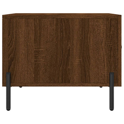 Salongbord Sofabord Brun Eik 2 stk 50x50x40 cm