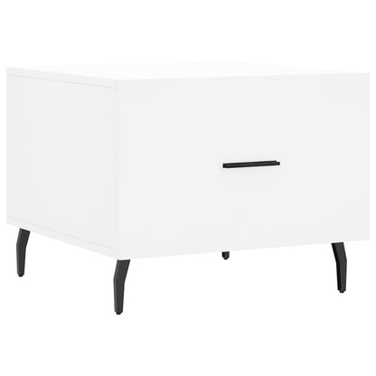 Sidebord Hvit 2 stk 50x50x40 cm