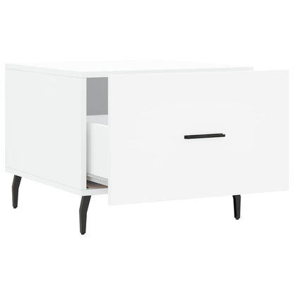 Sidebord Hvit 2 stk 50x50x40 cm