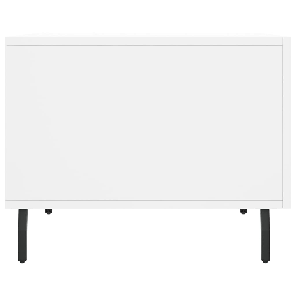 Sidebord Hvit 2 stk 50x50x40 cm
