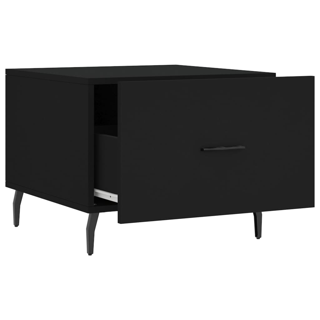 Salongbord Sofabord Svart 2 stk 50x50x40 cm