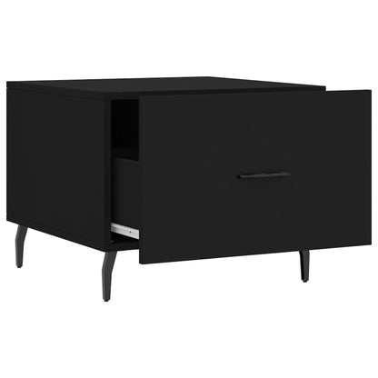 Salongbord Sofabord Svart 2 stk 50x50x40 cm