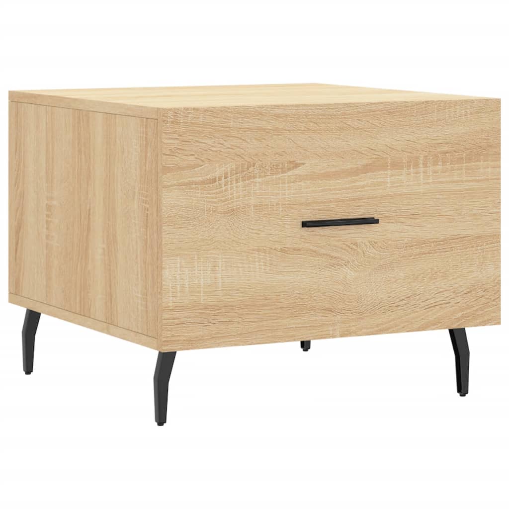 Salongbord Sofabord Sonoma Eik 2 stk 50x50x40 cm