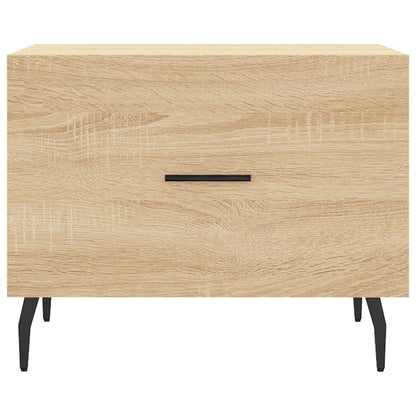 Salongbord Sofabord Sonoma Eik 2 stk 50x50x40 cm