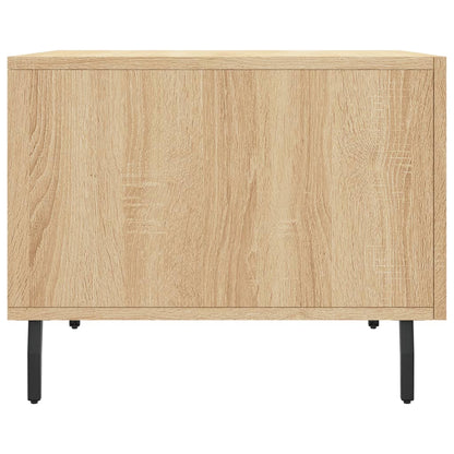Salongbord Sofabord Sonoma Eik 2 stk 50x50x40 cm