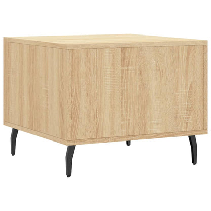Salongbord Sofabord Sonoma Eik 2 stk 50x50x40 cm