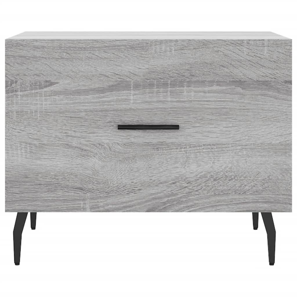 Salongbord Sofabord Sonoma Grå 2 stk 50x50x40 cm