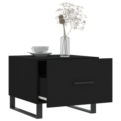 Salongbord Sofabord Svart 2 stk 50x50x40 cm