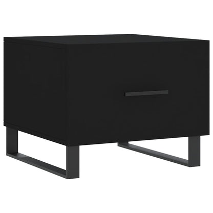 Salongbord Sofabord Svart 2 stk 50x50x40 cm