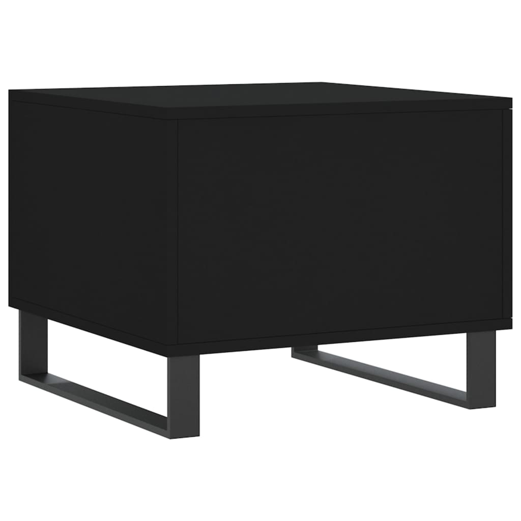 Salongbord Sofabord Svart 2 stk 50x50x40 cm