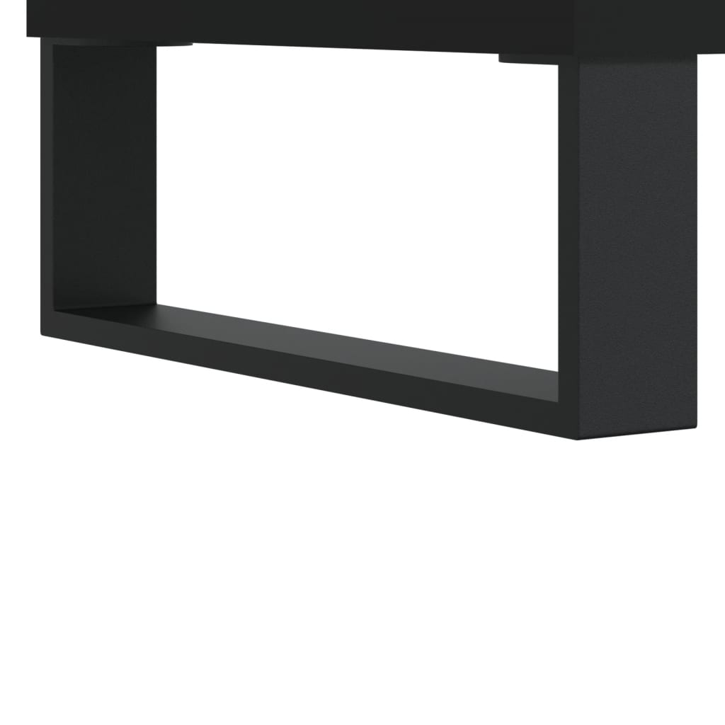 Salongbord Sofabord Svart 2 stk 50x50x40 cm