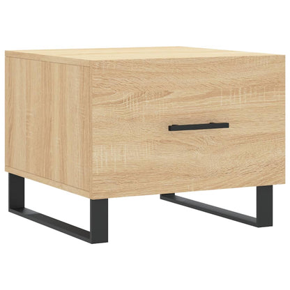 Salongbord Sofabord Sonoma Eik 2 stk 50x50x40 cm
