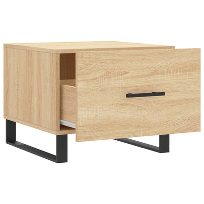 Salongbord Sofabord Sonoma Eik 2 stk 50x50x40 cm