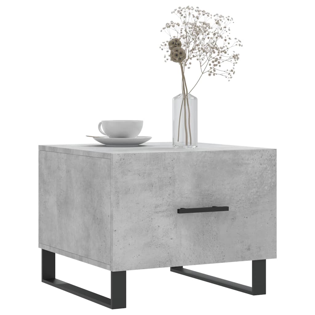 Salongbord Sofabord Betonggrå 2 stk 50x50x40 cm