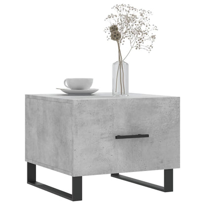 Salongbord Sofabord Betonggrå 2 stk 50x50x40 cm