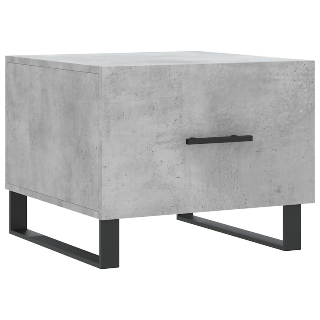 Salongbord Sofabord Betonggrå 2 stk 50x50x40 cm