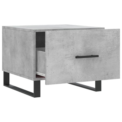 Salongbord Sofabord Betonggrå 2 stk 50x50x40 cm