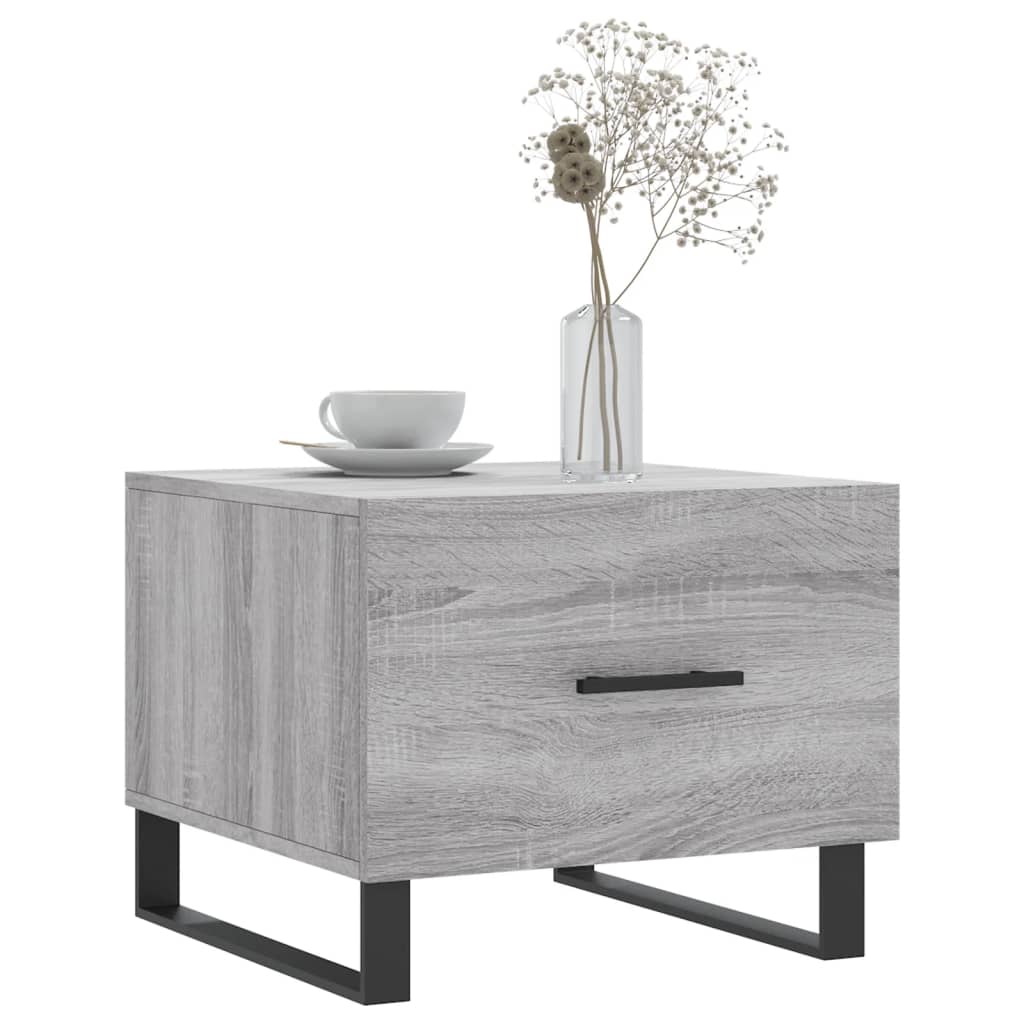 Salongbord Sofabord Sonoma Grå 2 stk 50x50x40 cm