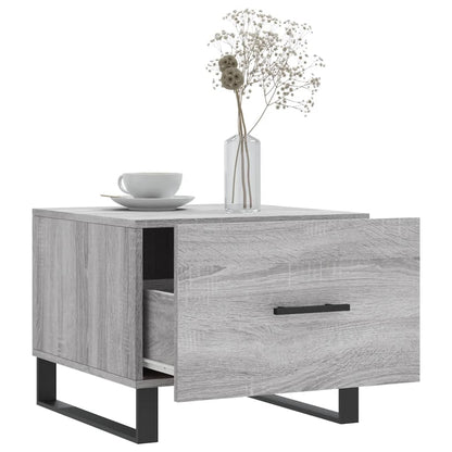 Salongbord Sofabord Sonoma Grå 2 stk 50x50x40 cm
