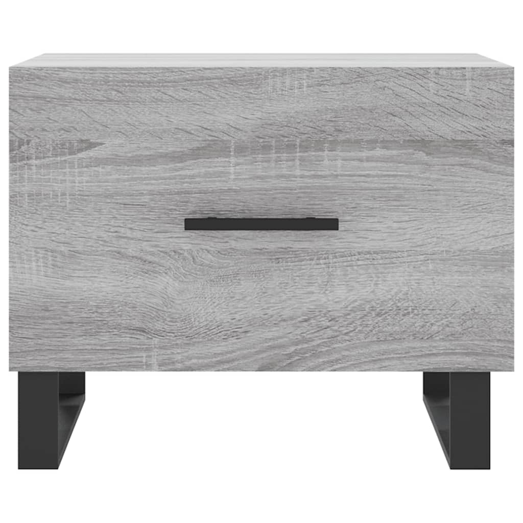 Salongbord Sofabord Sonoma Grå 2 stk 50x50x40 cm