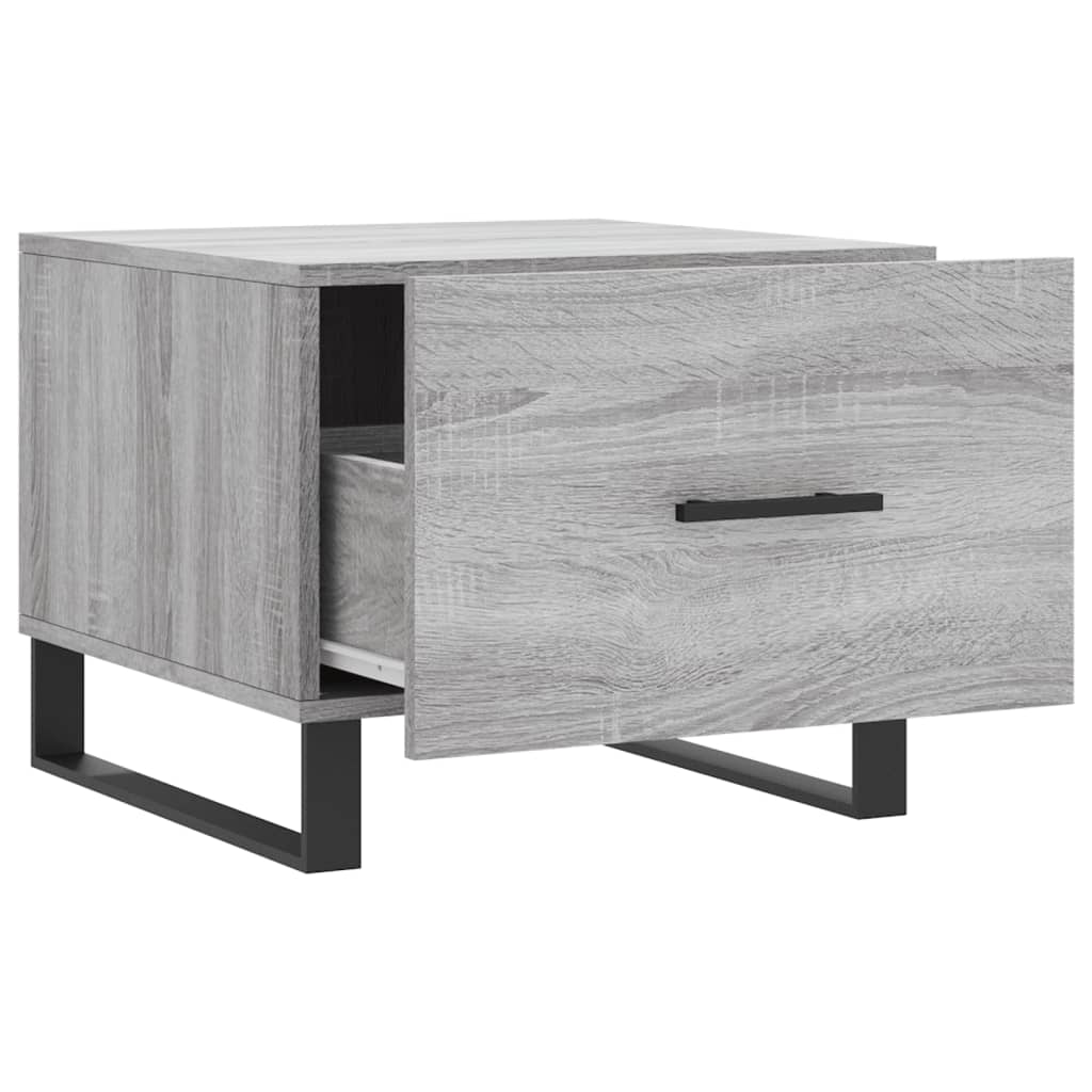 Salongbord Sofabord Sonoma Grå 2 stk 50x50x40 cm
