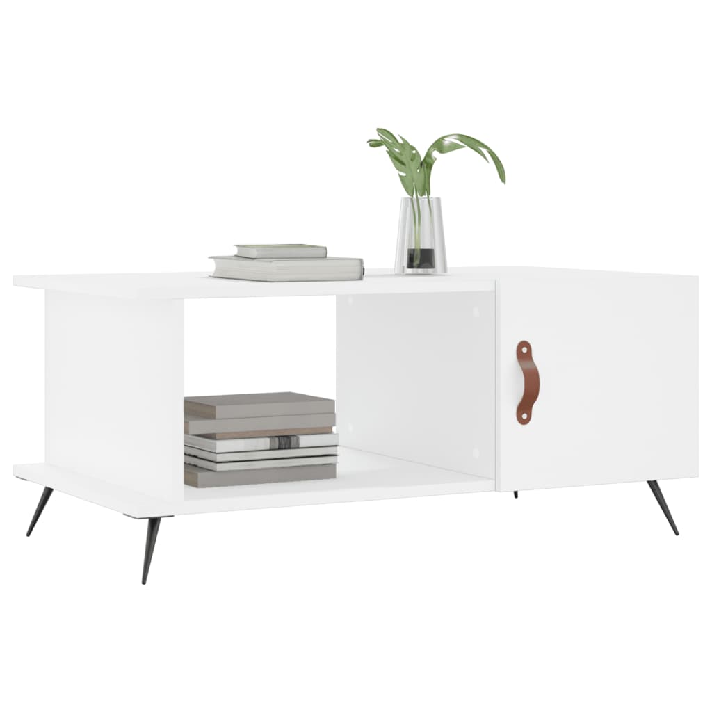 Salongbord Sofabord Hvit 90x50x40 cm
