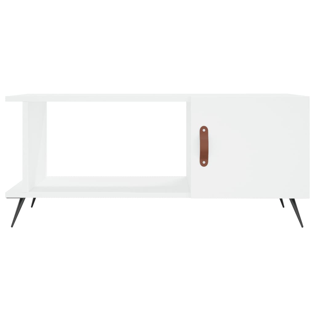 Salongbord Sofabord Hvit 90x50x40 cm