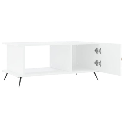 Salongbord Sofabord Hvit 90x50x40 cm