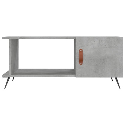 Salongbord Sofabord Betonggrå 90x50x40 cm