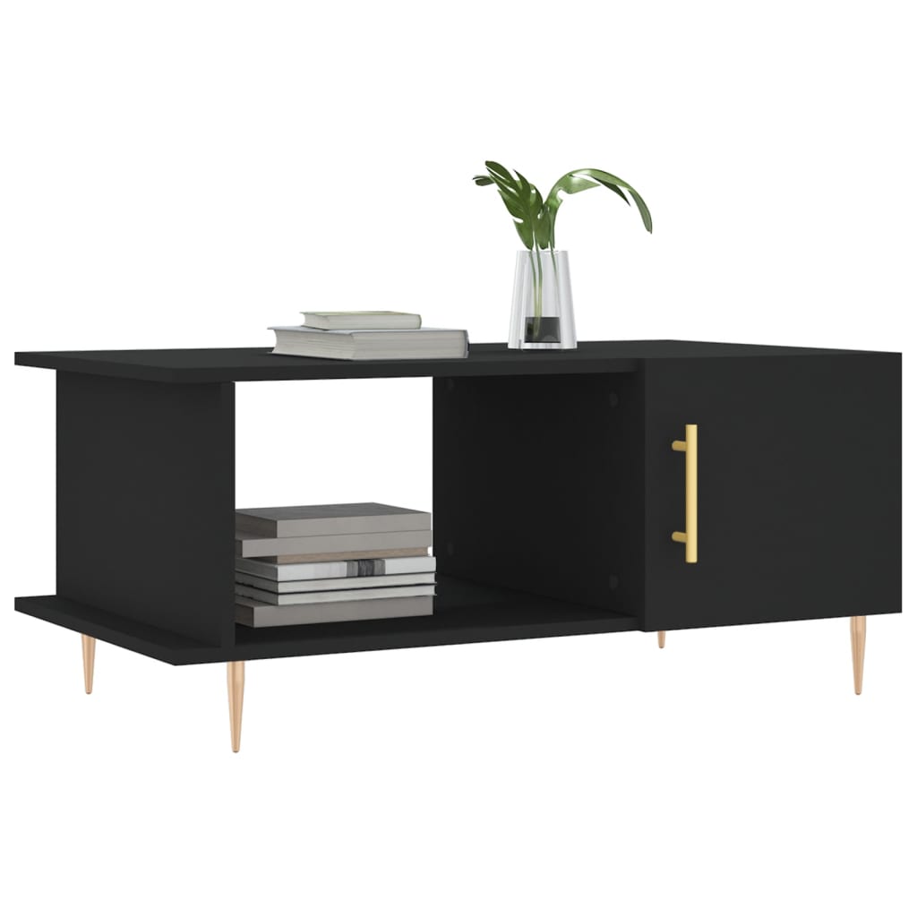 Salongbord Sofabord Svart 90x50x40 cm