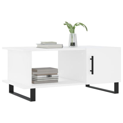 Salongbord Sofabord Hvit 90x50x40 cm