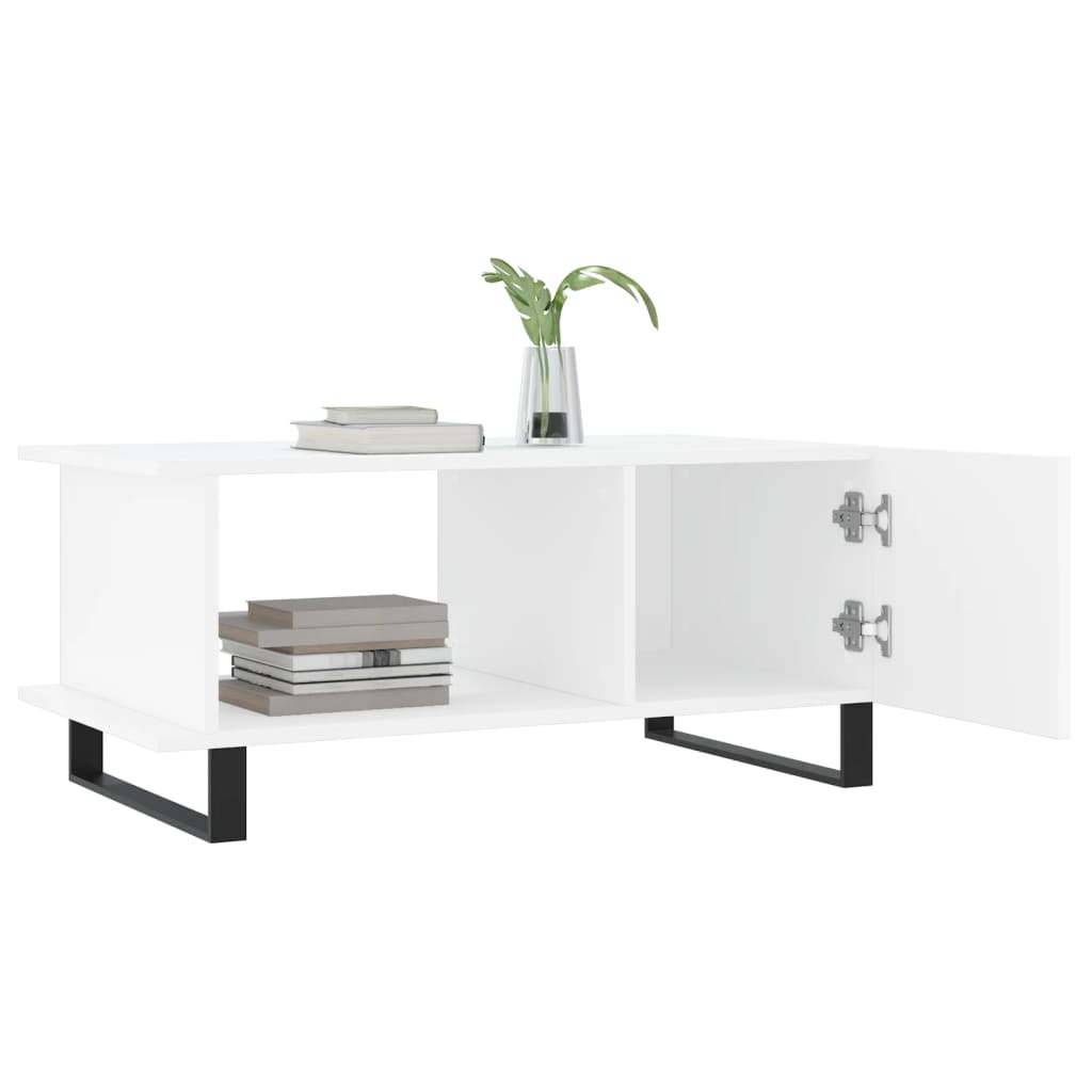Salongbord Sofabord Hvit 90x50x40 cm