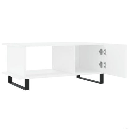 Salongbord Sofabord Hvit 90x50x40 cm