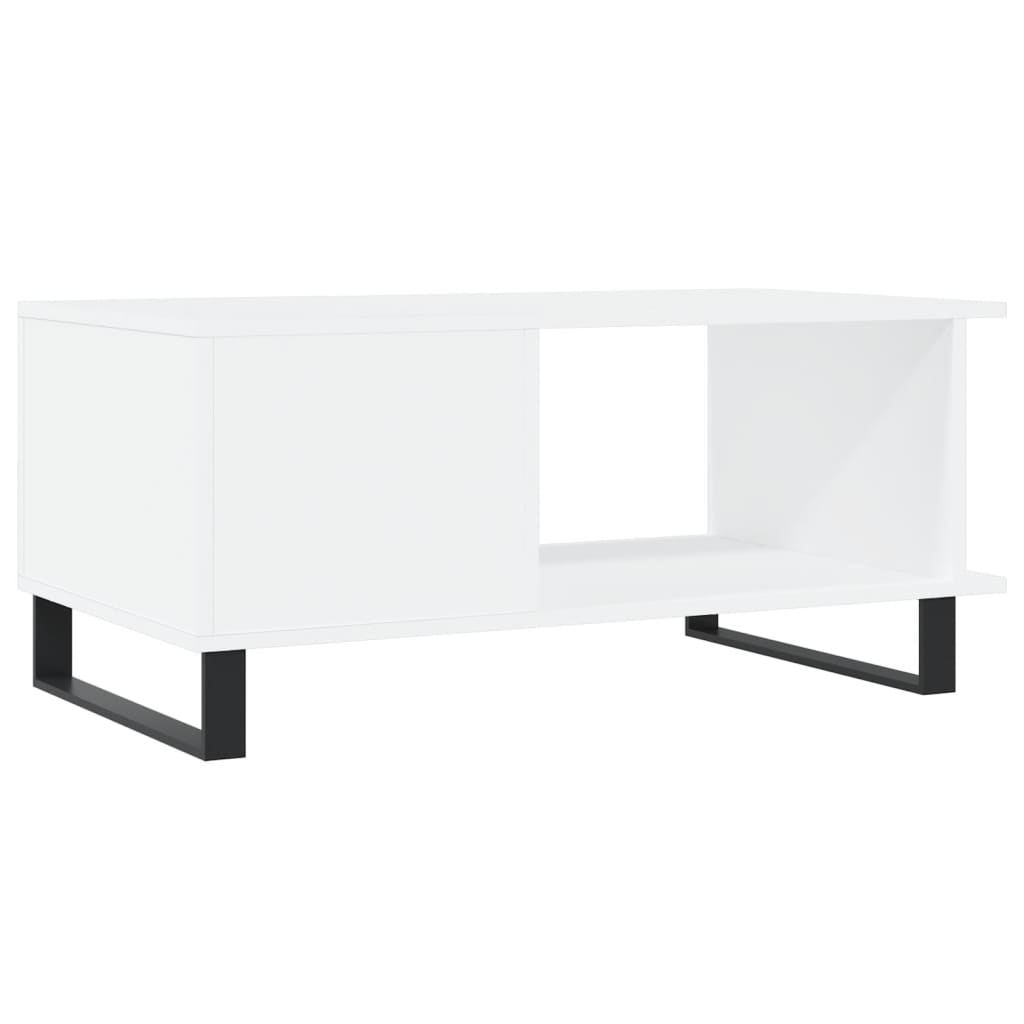 Salongbord Sofabord Hvit 90x50x40 cm