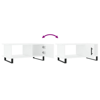 Salongbord Sofabord Hvit 90x50x40 cm