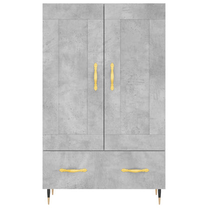 Skap Betonggrå 69,5x31x115 cm
