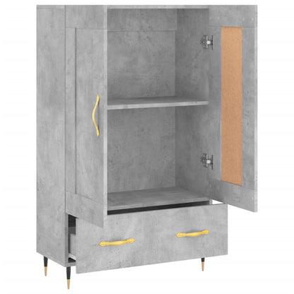 Skap Betonggrå 69,5x31x115 cm