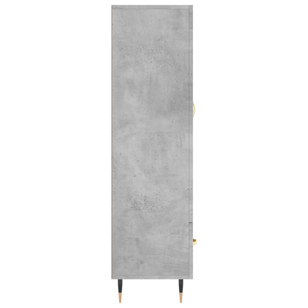 Skap Betonggrå 69,5x31x115 cm