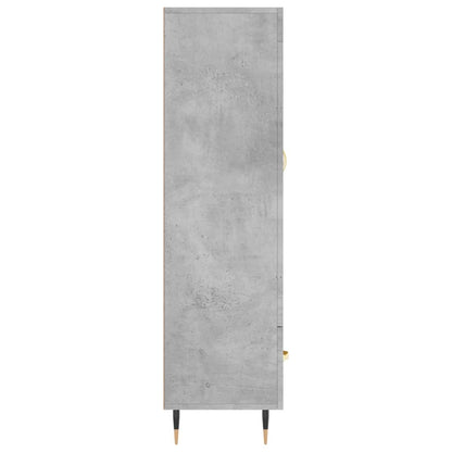 Skap Betonggrå 69,5x31x115 cm