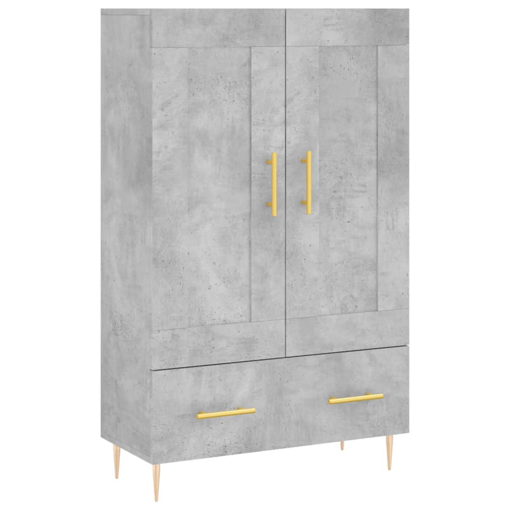 Skap Betonggrå 69,5x31x115 cm